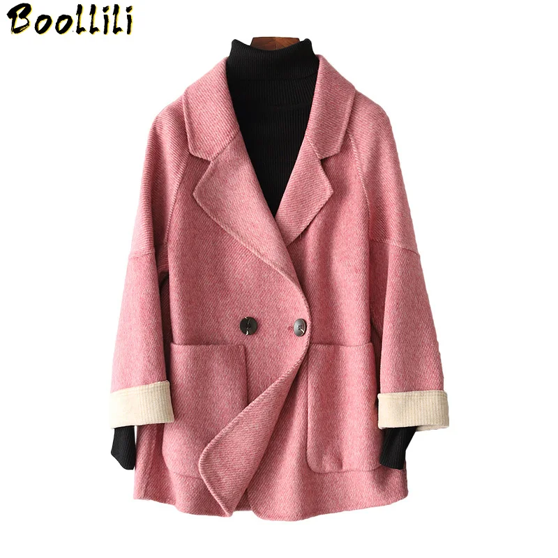 Boollili Korean Wool Coat Women Spring Autumn Jacket Double-breasted Woolen Coats High Quality Outwear Abrigo Mujer 2020
Boollili Korean Wool Coat Women Spring Autumn Jacket Double-breasted Woolen Coats High Quality Outwear Abrigo Mujer 2020