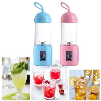 Portable Blenders Wireless Electric 4 Blades Juicer Cup USB Rchargeable Handheld Shakes Maker for Fruit/Vegetable 
Portable Blenders Wireless Electric 4 Blades Juicer Cup USB Rchargeable Handheld Shakes Maker for Fruit/Vegetable