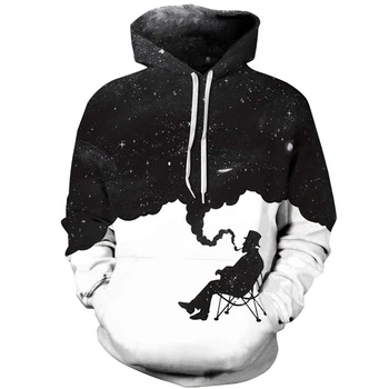 Black and white creative view stripe 3D Hoodie men's and women's casual Sweatshirt cool Street Hoodie in autumn
Black and white creative view stripe 3D Hoodie men's and women's casual Sweatshirt cool Street Hoodie in autumn