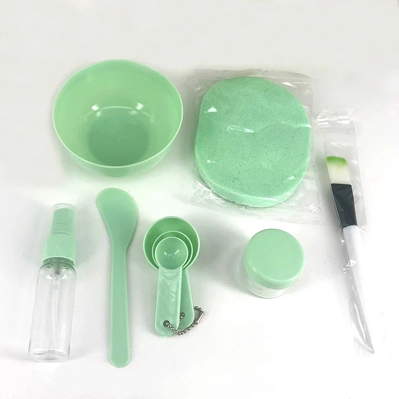 

9pcs/set Diy Face Mask Mixing Bowl Set Mask Brush Mixing Stick Spoon Facial Skin Care Mask Tools Kit Beauty Supplies Girl Women