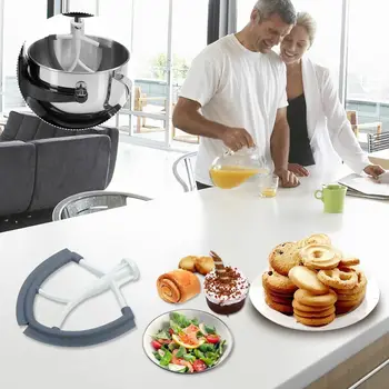 Tilt-Head Flex Edge Parts 5.5-6QT(6L) Flex Edge Beater For Kitchen KFE6L Bowl-Lift Stand Lift Mixer Professional Flat Spatula
Tilt-Head Flex Edge Parts 5.5-6QT(6L) Flex Edge Beater For Kitchen KFE6L Bowl-Lift Stand Lift Mixer Professional Flat Spatula