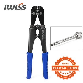 IWISS IWS-2316R Crimping plier Heavy Duty Cable Railing Deck Swage Tool 1/8to 3/16 inch Stainless Steel Wire Rope Tensioners
IWISS IWS-2316R Crimping plier Heavy Duty Cable Railing Deck Swage Tool 1/8to 3/16 inch Stainless Steel Wire Rope Tensioners