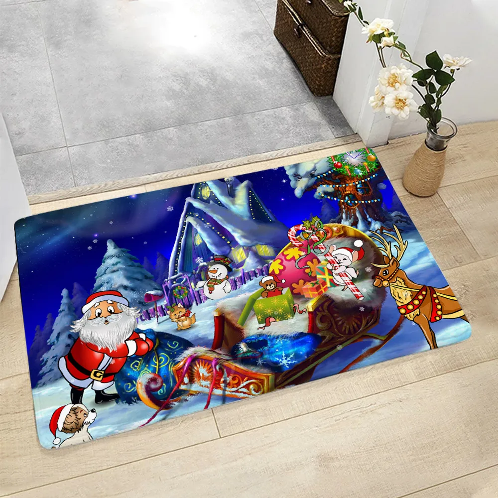 CLOOCL Merry Christmas Santa Claus Gift Candy Doormats Decor Absorbent Non-slip Door Mat Entrance Bathroom Mat Door Mats Outdoor
CLOOCL Merry Christmas Santa Claus Gift Candy Doormats Decor Absorbent Non-slip Door Mat Entrance Bathroom Mat Door Mats Outdoor