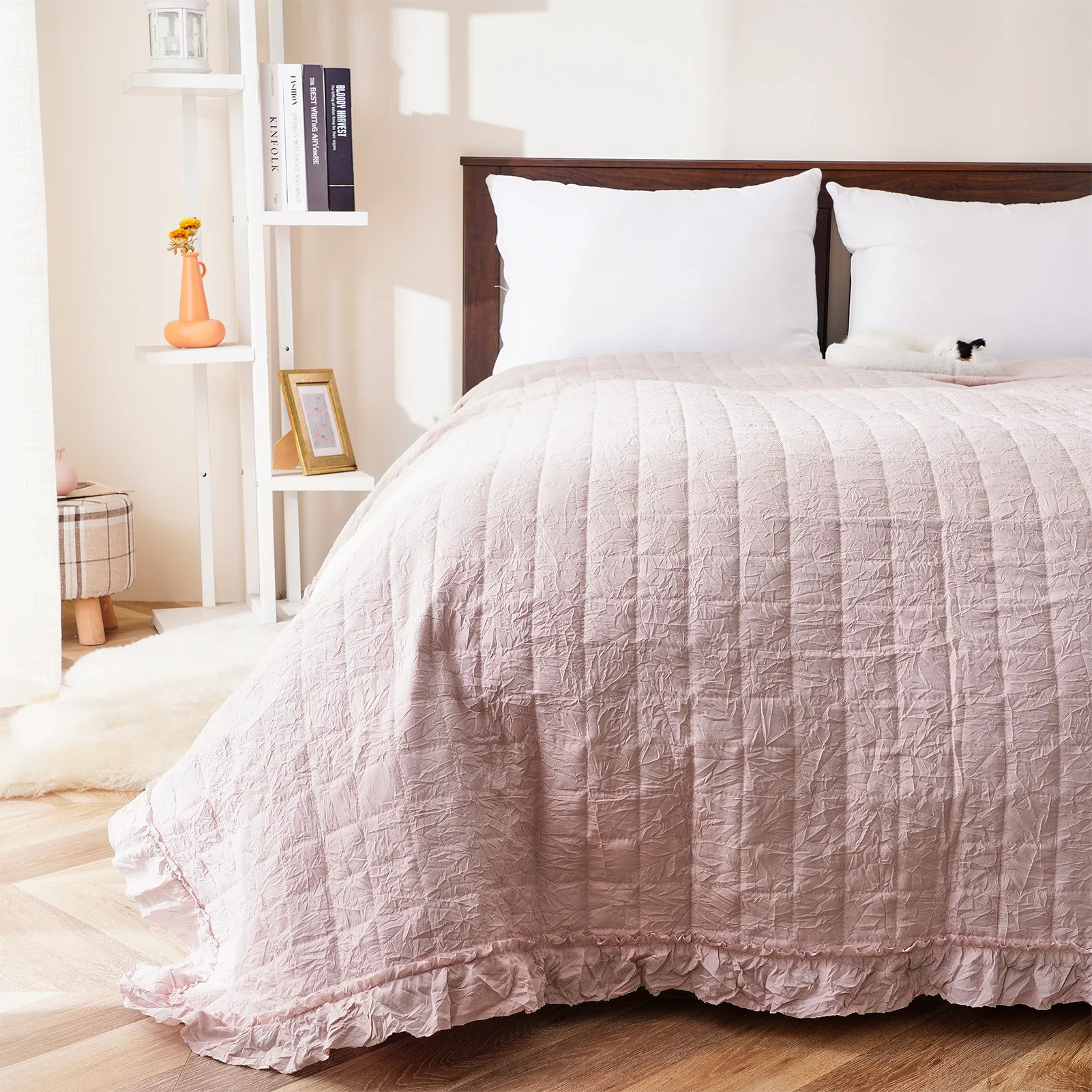 Lightweight Quilted Quilt Thin Quilt Solid Color Comforter Soft Bedspreads Air Condition Quilt Blanket Bed Cover for Adults
Lightweight Quilted Quilt Thin Quilt Solid Color Comforter Soft Bedspreads Air Condition Quilt Blanket Bed Cover for Adults