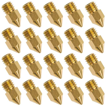 3D Printer Extruder Hot End Kit MK8 0.4Mm Nozzle with Aluminum Heating Block for Ender 3 Pro Creality with 20 PCS 3D Printer Noz
3D Printer Extruder Hot End Kit MK8 0.4Mm Nozzle with Aluminum Heating Block for Ender 3 Pro Creality with 20 PCS 3D Printer Noz