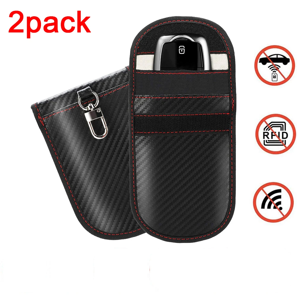 2 X Entrada sin Llave RFID Protector Protecci/ón de Privacidad flintronic Coche Bloqueo de Se/ñal