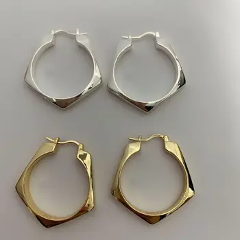 2020 New Pentagonal Earrings Ins Simple Fashion All-match Metal Texture Polygon Ear Stud womens hoops round square earrings
2020 New Pentagonal Earrings Ins Simple Fashion All-match Metal Texture Polygon Ear Stud womens hoops round square earrings