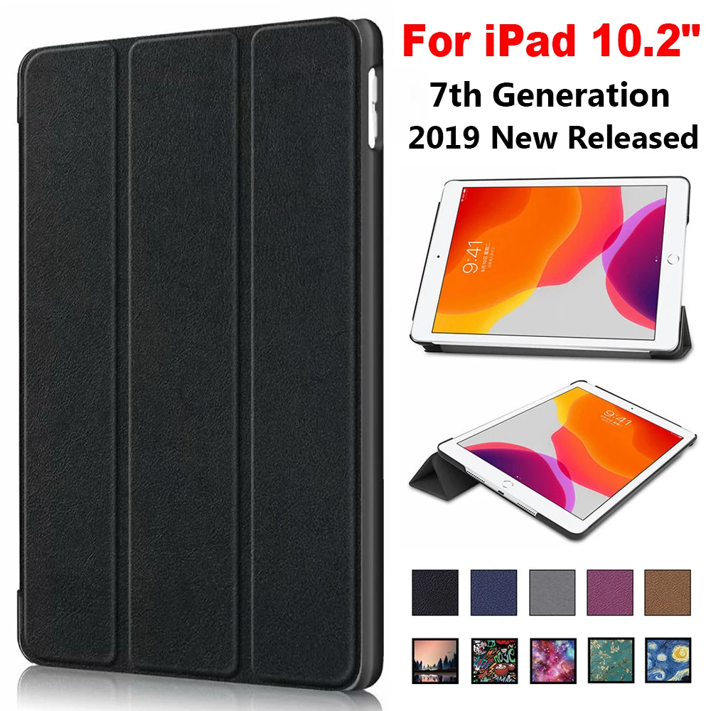 Ultra Slim Tri-Fold Smart Case PU Leather Cover Stand Protective Shell For Apple iPad 7th Generation 10.2" 2019
Ultra Slim Tri-Fold Smart Case PU Leather Cover Stand Protective Shell For Apple iPad 7th Generation 10.2" 2019