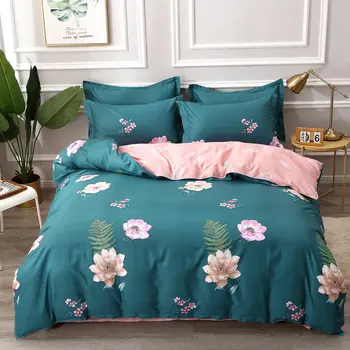 Flower Printed Green Bed Cover Set Pure Cotton Girl Duvet Cover Adult Child Bed Sheets And Pillowcases Comforter Bedding Set
Flower Printed Green Bed Cover Set Pure Cotton Girl Duvet Cover Adult Child Bed Sheets And Pillowcases Comforter Bedding Set