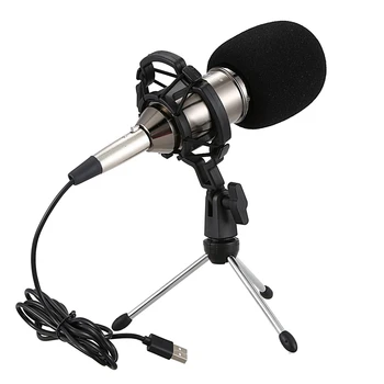 ABKT-Hzm&C Microphone Condenser Sound Recording Upgraded Bm 800 Usb Wired Microphone with Shock Mount for Radio Singing Recordin
ABKT-Hzm&C Microphone Condenser Sound Recording Upgraded Bm 800 Usb Wired Microphone with Shock Mount for Radio Singing Recordin