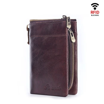 Leather Men's Wallet Vertical Multi-card Position Short Money Clip with SIM Card Place Large Capacity Card Package
Leather Men's Wallet Vertical Multi-card Position Short Money Clip with SIM Card Place Large Capacity Card Package