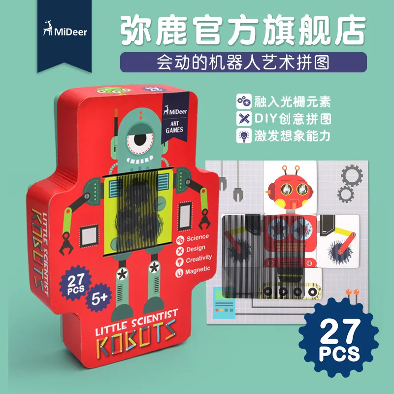 MiDeer Mi Deer Large Pieces Grating Magnetic Sheet Creative Jigsaw Puzzle Children'S Educational Toy Free Stickers Game Robot
MiDeer Mi Deer Large Pieces Grating Magnetic Sheet Creative Jigsaw Puzzle Children'S Educational Toy Free Stickers Game Robot