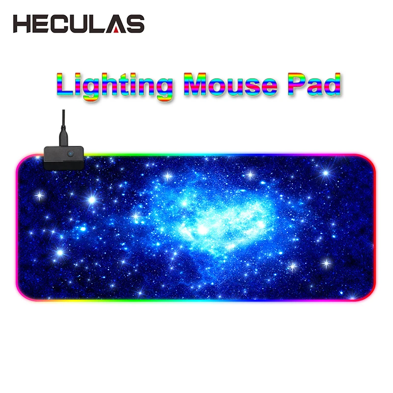 HECULAS RGB Led Lighting Gaming Mouse Pad 80x30cm Large Size Rubber Base Soft Mousepad Anti-slip Locking Edge Mouse Mat
HECULAS RGB Led Lighting Gaming Mouse Pad 80x30cm Large Size Rubber Base Soft Mousepad Anti-slip Locking Edge Mouse Mat