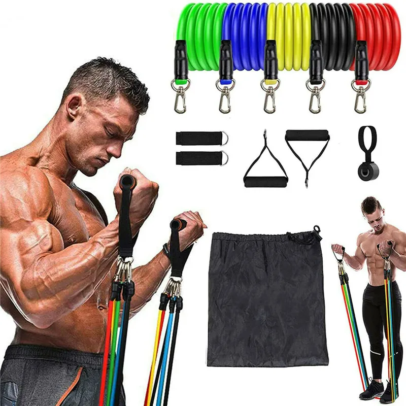 11Pcs/Set Fitness Resistance Bands Crossfit Gym Exercise Yoga Tubes Pull Rope Rubber Expander Elastic Bands Fitness Equipment 
11Pcs/Set Fitness Resistance Bands Crossfit Gym Exercise Yoga Tubes Pull Rope Rubber Expander Elastic Bands Fitness Equipment