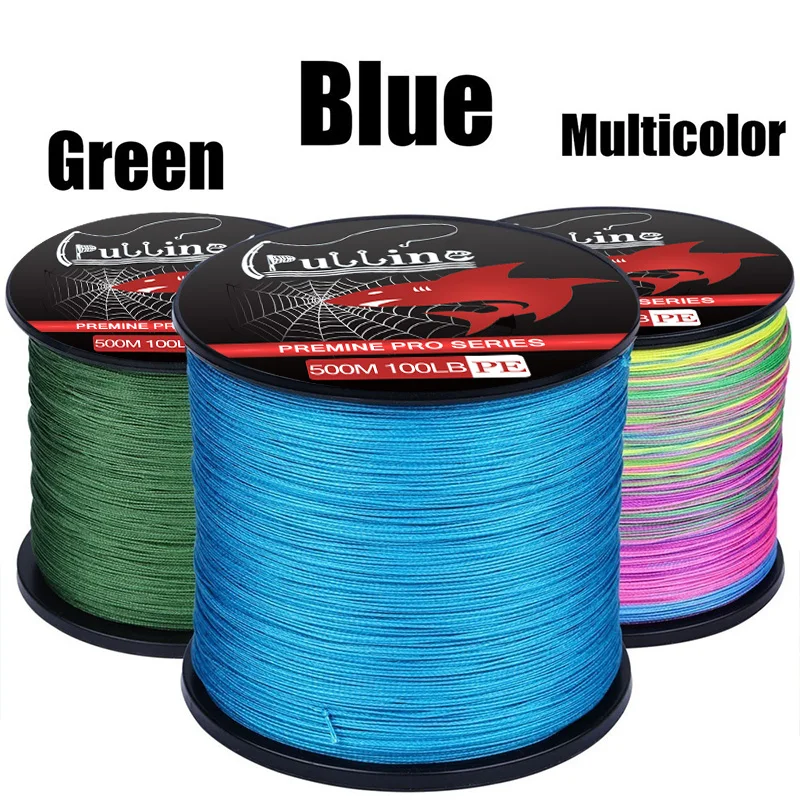 PULLINE Brand Fishing Line 500M PE Multifilament Braided Fish Line 4 Strands 10lb-100lb Carp Fishing Rope Cord Fishing Tackle
PULLINE Brand Fishing Line 500M PE Multifilament Braided Fish Line 4 Strands 10lb-100lb Carp Fishing Rope Cord Fishing Tackle