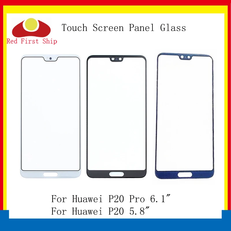 10 шт./лот сенсорный экран для huawei P20/P20 Pro Сенсорная панель передняя внешняя