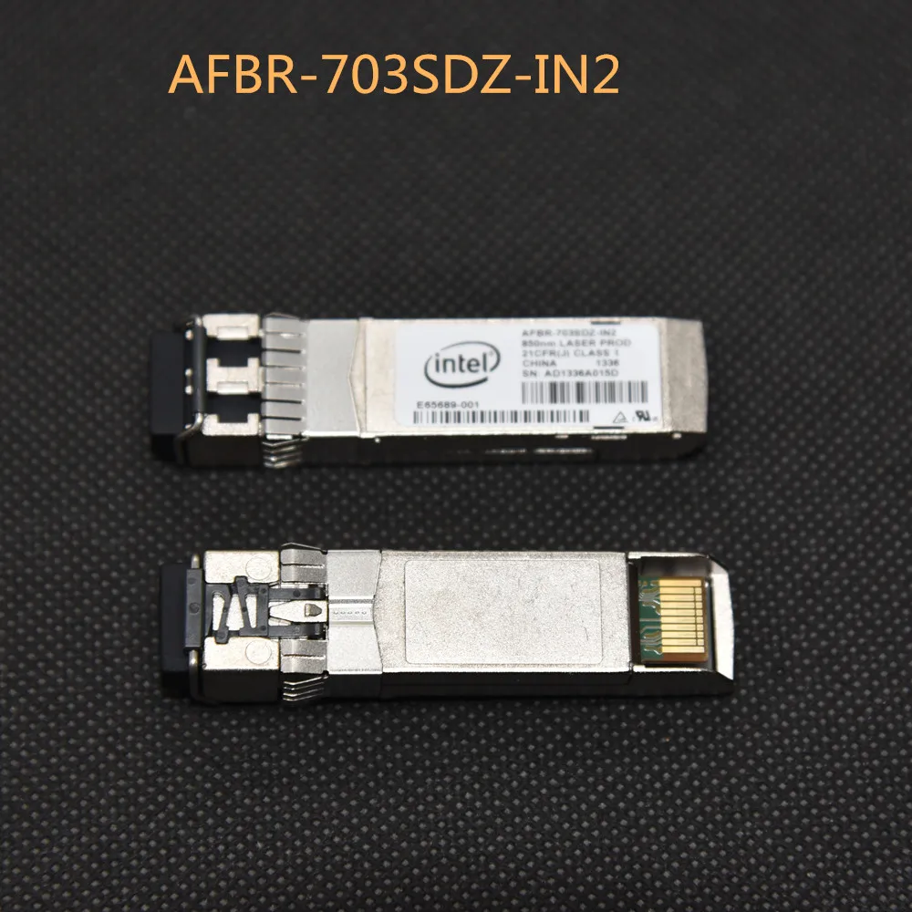 INTEL AFBR-703SDZ-IN2 E10GSFPSR10GbE SFP+ 10GBASE-SR Transceiver module = FTLX8571D3BCV-IT
INTEL AFBR-703SDZ-IN2 E10GSFPSR10GbE SFP+ 10GBASE-SR Transceiver module = FTLX8571D3BCV-IT