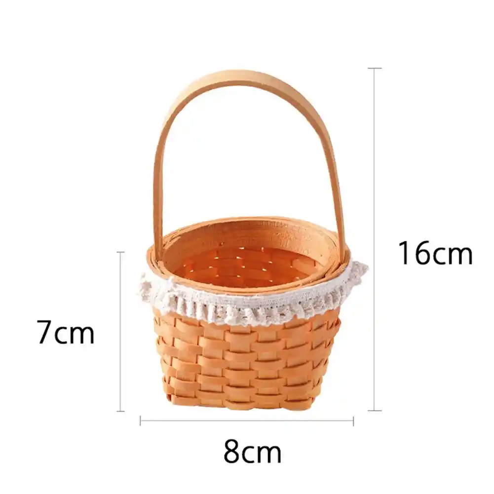mini weaving storage basket fruit bamboo storage baskets candy