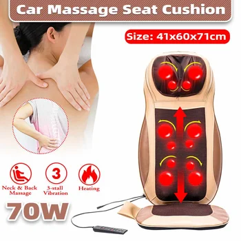Electric Full Back Kneading Shiatsu & Rolling Massage for Back Shoulder Neck Heating Vibrating Back Massager Chair Pad
Electric Full Back Kneading Shiatsu & Rolling Massage for Back Shoulder Neck Heating Vibrating Back Massager Chair Pad
