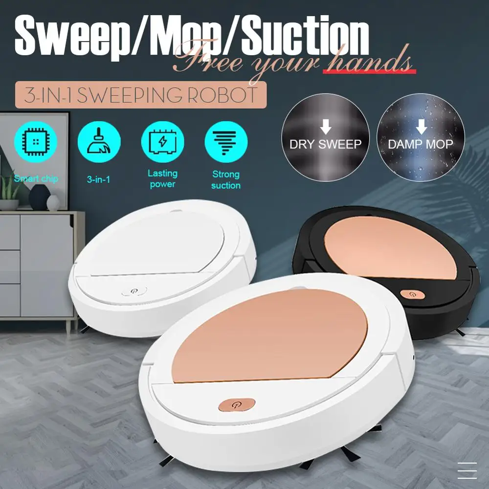 1800Pa Multifunctional Robot Vacuum Cleaner , 3-In-1 Auto Rechargeable Smart Sweeping Robot Dry Wet Sweeping Vacuum Cleaner Home
1800Pa Multifunctional Robot Vacuum Cleaner , 3-In-1 Auto Rechargeable Smart Sweeping Robot Dry Wet Sweeping Vacuum Cleaner Home
