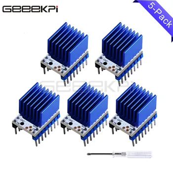 GeeekPi 5-Pack Super Silent TMC2208 V1.2 Stepstick Stepper Motor Driver Module + Heat Sink For 3D Printing Motherboard
GeeekPi 5-Pack Super Silent TMC2208 V1.2 Stepstick Stepper Motor Driver Module + Heat Sink For 3D Printing Motherboard
