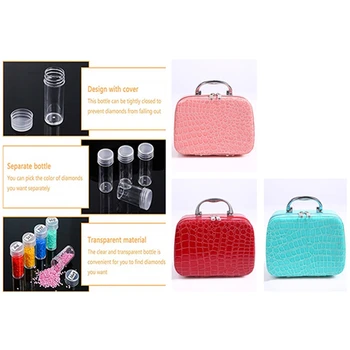 22 Bottles Diamond Painting Accessories Cross Stitch Tool Box Container Diamond Storage Bag 5D Embroidery Tools
22 Bottles Diamond Painting Accessories Cross Stitch Tool Box Container Diamond Storage Bag 5D Embroidery Tools