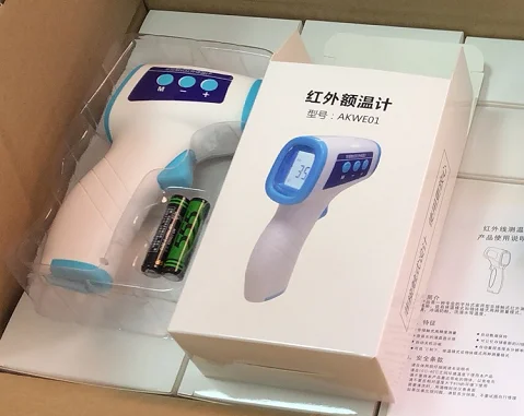 AKWE01 Forehead Non Contact Infrared Baby Thermometer LCD Body Temperature Fever Digital IR Measurement Tool Gun for Baby Adult
AKWE01 Forehead Non Contact Infrared Baby Thermometer LCD Body Temperature Fever Digital IR Measurement Tool Gun for Baby Adult