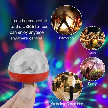 2020 Hot Mini RGB USB Stage Light LED Disco Light Party Light Portable Crystal Magic Ball Colorful Effect Stage Lamp dj light
2020 Hot Mini RGB USB Stage Light LED Disco Light Party Light Portable Crystal Magic Ball Colorful Effect Stage Lamp dj light