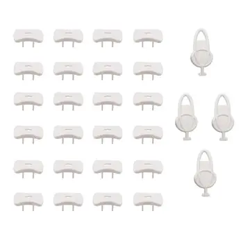 Baby Proofing(24 Plugs + 4 Buttons),Socket Plug Cover for Baby Protection,Socket Cover,2-Hole Plug Protector for Child Protectio
Baby Proofing(24 Plugs + 4 Buttons),Socket Plug Cover for Baby Protection,Socket Cover,2-Hole Plug Protector for Child Protectio
