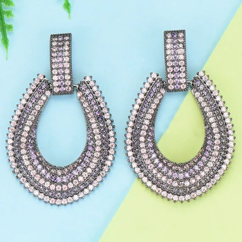 Jimbora Charms Shiny Statement Dangle Drop Earrings Dubai korean Elegant Womens Bridal Wedding Anniversary Earrings in Jewelry
Jimbora Charms Shiny Statement Dangle Drop Earrings Dubai korean Elegant Womens Bridal Wedding Anniversary Earrings in Jewelry