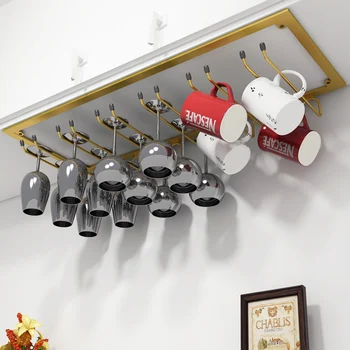 Upside down wine glass holder Home bar red wine cupholder Hanging goblet stand Wine cabinet decoration kitchen tools
Upside down wine glass holder Home bar red wine cupholder Hanging goblet stand Wine cabinet decoration kitchen tools