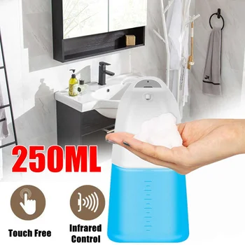 250ml Automatic Soap Dispenser Foam Liquid Dispenser Infrared Sensor Touchless Hand Washer Soap Dispenser Pump Kitchen Bathroom
250ml Automatic Soap Dispenser Foam Liquid Dispenser Infrared Sensor Touchless Hand Washer Soap Dispenser Pump Kitchen Bathroom