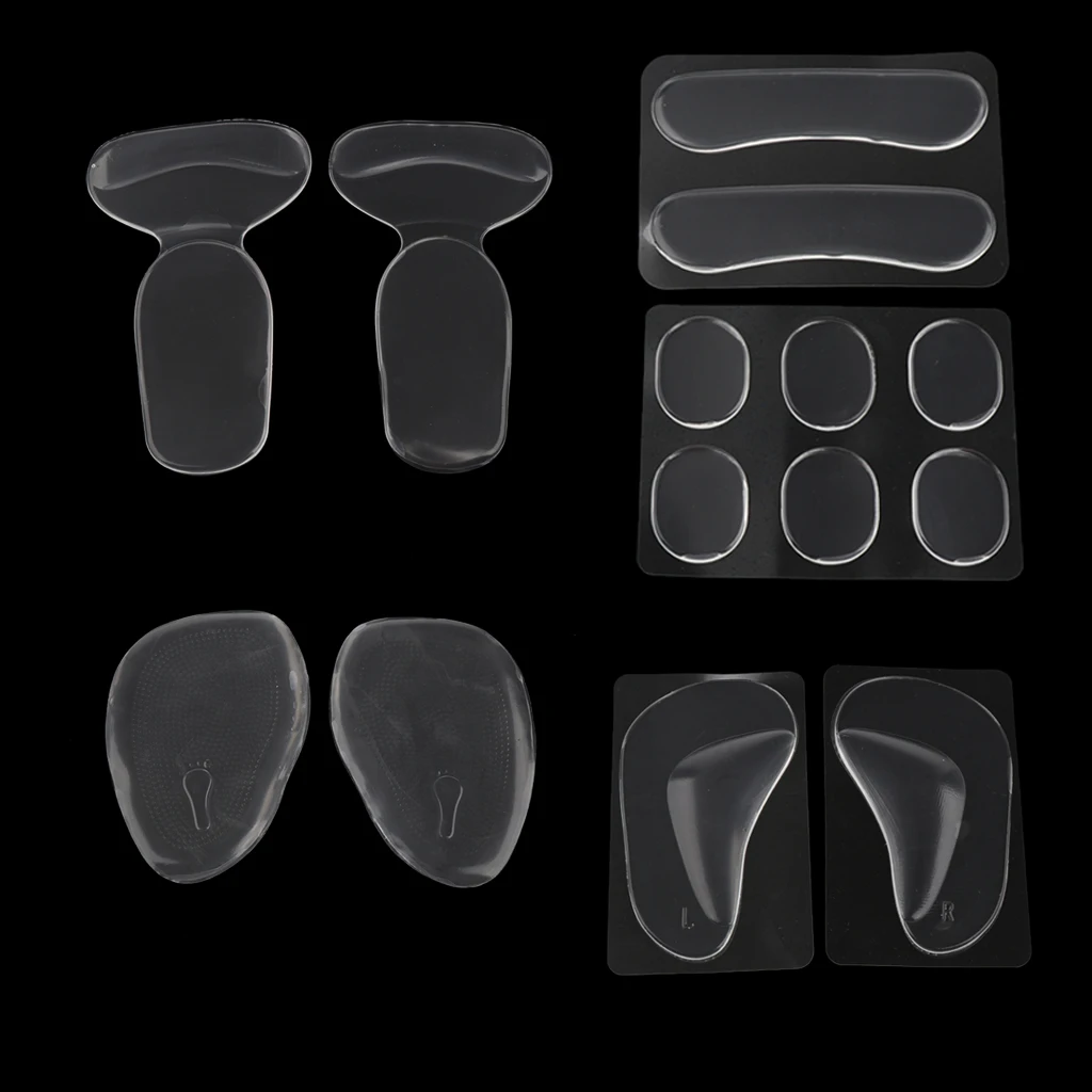5 in 1 High Heel Liners Metatarsal Arch Forefoot Pads Unisex Prevent Blister Relief Heel Pain
5 in 1 High Heel Liners Metatarsal Arch Forefoot Pads Unisex Prevent Blister Relief Heel Pain
