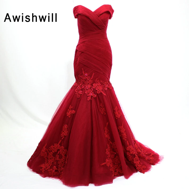 Burgundy Long Formal Evening Dress Mermaid Beaded Lace Appliques Tulle Women Elegant Dress Party Vestidos de Fiesta de Noche
Burgundy Long Formal Evening Dress Mermaid Beaded Lace Appliques Tulle Women Elegant Dress Party Vestidos de Fiesta de Noche