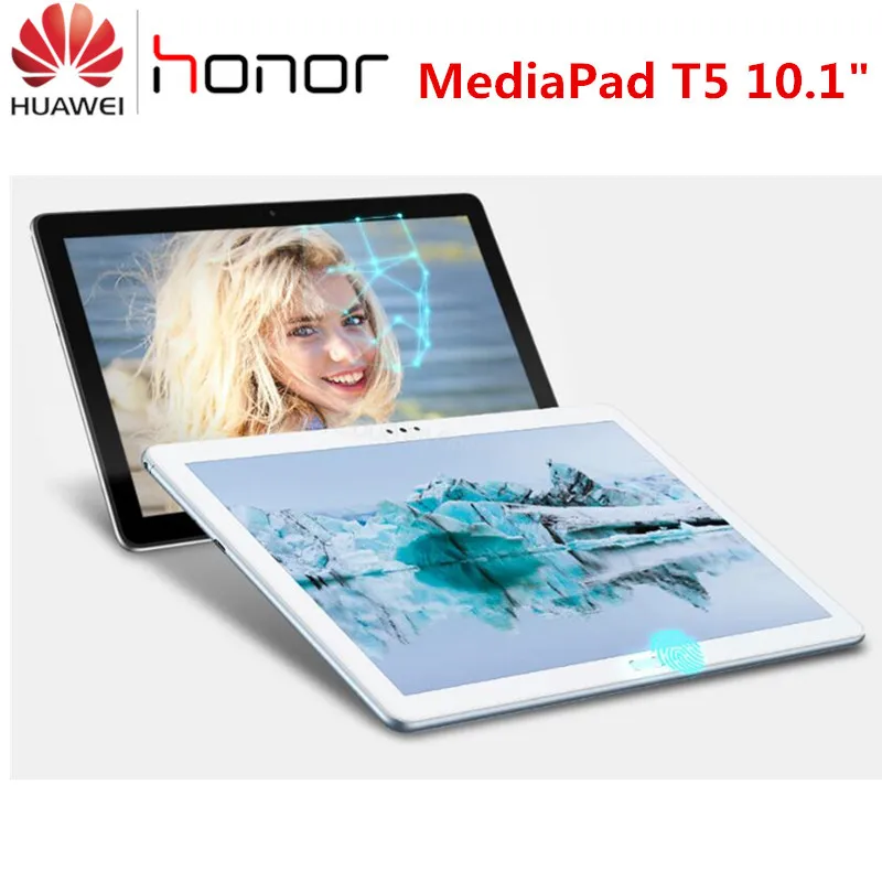 

Original Huawei MediaPad T5 10.1" Tablet PC 1080p Full HD Kirin 659 Octa Core Android 8.0 IPS Honor Tablet 5 Fingerprint Unlock