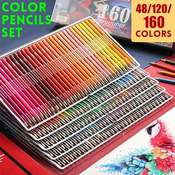 Color Drawing Pencils Oil Colored Pencil Set Artist Convenience Painting Sketching Pencil Art Newest Supplies 48/120/160
Color Drawing Pencils Oil Colored Pencil Set Artist Convenience Painting Sketching Pencil Art Newest Supplies 48/120/160