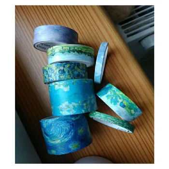 7Pcs/Set Van Gogh Washi Tape Painting Masking Tape Retro Van Gogh's Paintings Stickers Journal Supplies Scrapbooking Stationary
7Pcs/Set Van Gogh Washi Tape Painting Masking Tape Retro Van Gogh's Paintings Stickers Journal Supplies Scrapbooking Stationary