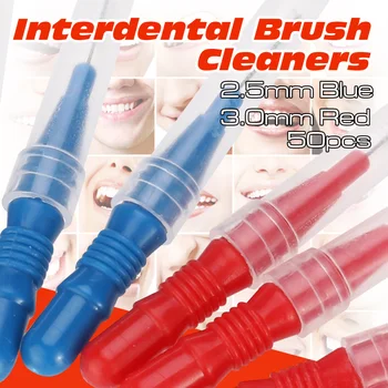 50pcs Dental Orthodontic Oral Care Interdental Brush Toothpick Between Teeth Brush Kit 
50pcs Dental Orthodontic Oral Care Interdental Brush Toothpick Between Teeth Brush Kit