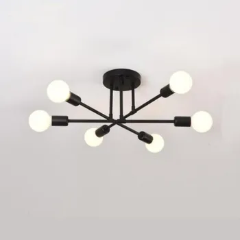 Simple Iron living room Chandeliers E27 bulb led Chandelier lamps fashion 6 head lamps led lustre Chandeliers lighting
Simple Iron living room Chandeliers E27 bulb led Chandelier lamps fashion 6 head lamps led lustre Chandeliers lighting