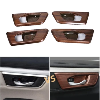 4pcs Auto Interior Door Handle Cover Trim Styling Decoration Easy Installation FOR HONDA CRV CR-V 2017-2020 Wood Grain
4pcs Auto Interior Door Handle Cover Trim Styling Decoration Easy Installation FOR HONDA CRV CR-V 2017-2020 Wood Grain