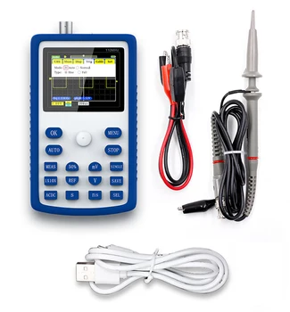 FNIRSI-1C15 2.4 Inch Screen Digital Oscilloscope 500MS/S Sampling Rate with 110MHz Bandwidth 1KHz/3.3V Calibration Square Wave
FNIRSI-1C15 2.4 Inch Screen Digital Oscilloscope 500MS/S Sampling Rate with 110MHz Bandwidth 1KHz/3.3V Calibration Square Wave