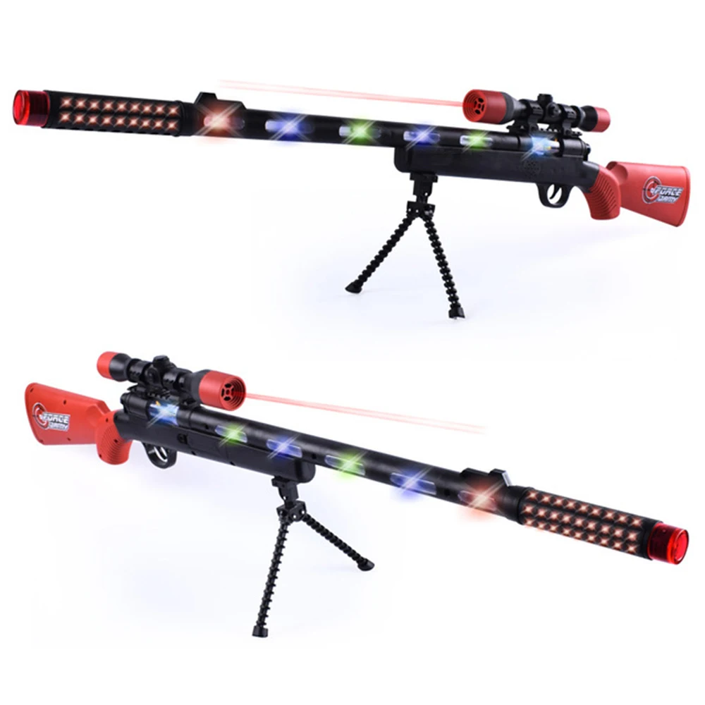 Children's Toys Sound and Light Vibration Gun Eat Chicken Simulation 98k Sniper Rifle with Infrared Boy Birthday Gift 78812
Children's Toys Sound and Light Vibration Gun Eat Chicken Simulation 98k Sniper Rifle with Infrared Boy Birthday Gift 78812