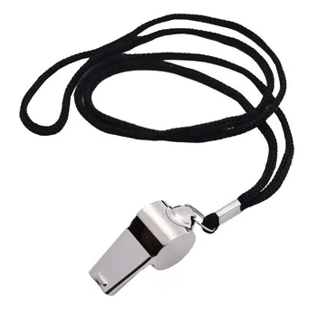 Referee Whistles Stainless Steel With Rope Party Training School Sport Game Soccer Basketball Rugby Cheerleading Tools d5
Referee Whistles Stainless Steel With Rope Party Training School Sport Game Soccer Basketball Rugby Cheerleading Tools d5