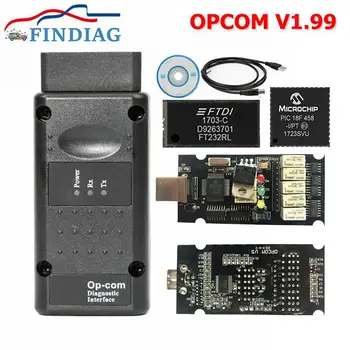 OBD2 CAN-BUS Code Reader PIC18F458 V1.99 Opcom For Opel OPCOM 1.99 Auto Diagnostic Scanner With FTDI FT232RL For Opel For Zafira
OBD2 CAN-BUS Code Reader PIC18F458 V1.99 Opcom For Opel OPCOM 1.99 Auto Diagnostic Scanner With FTDI FT232RL For Opel For Zafira