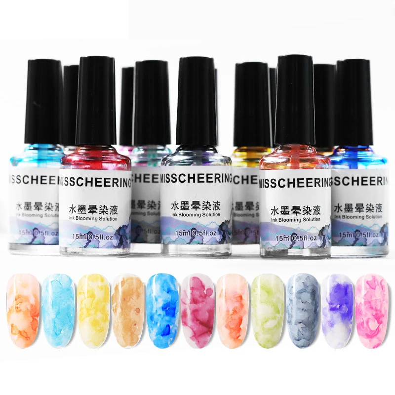 15ml Watercolor Ink Nail Polish Bloom Gel Smoke Effect Magic Smudge Foam DIY Varnish Nail Art Decorative Nail Tool TSLM2
15ml Watercolor Ink Nail Polish Bloom Gel Smoke Effect Magic Smudge Foam DIY Varnish Nail Art Decorative Nail Tool TSLM2
