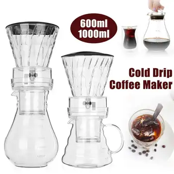 600ml/1000ml Home Glass Coffee Maker Espresso Coffeemaker Filter Pot Coffee Cold Iced Drip Brew Coffee Pot
600ml/1000ml Home Glass Coffee Maker Espresso Coffeemaker Filter Pot Coffee Cold Iced Drip Brew Coffee Pot