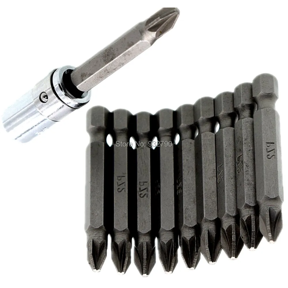 1/4" Square to 1/4" Hex Adaptor Converter Quick Release Chuck & 10x PZ2 50mm Screwdriver Insert Driver Bits Screwdriver Bits
1/4" Square to 1/4" Hex Adaptor Converter Quick Release Chuck & 10x PZ2 50mm Screwdriver Insert Driver Bits Screwdriver Bits