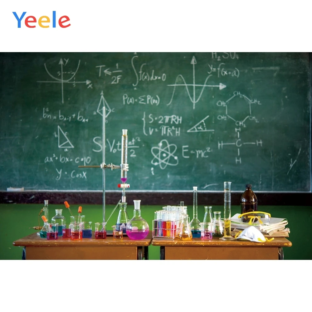 Yeele Back To School Blackboard Chemical Instrument Child Photography Backdrops Custom Photographic Backgrounds For Photo Studio
Yeele Back To School Blackboard Chemical Instrument Child Photography Backdrops Custom Photographic Backgrounds For Photo Studio