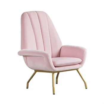 Light Luxury Single Sofa Northern Europe Modern Simple Sofa Chair Living Room Bedroom Balcony Small Family Net Red Fabric Sofa 
Light Luxury Single Sofa Northern Europe Modern Simple Sofa Chair Living Room Bedroom Balcony Small Family Net Red Fabric Sofa