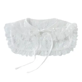 Womens Crochet Floral Lace Stand Fake Collar Pleated Ruffles Trim Half-Shirt NEW
Womens Crochet Floral Lace Stand Fake Collar Pleated Ruffles Trim Half-Shirt NEW